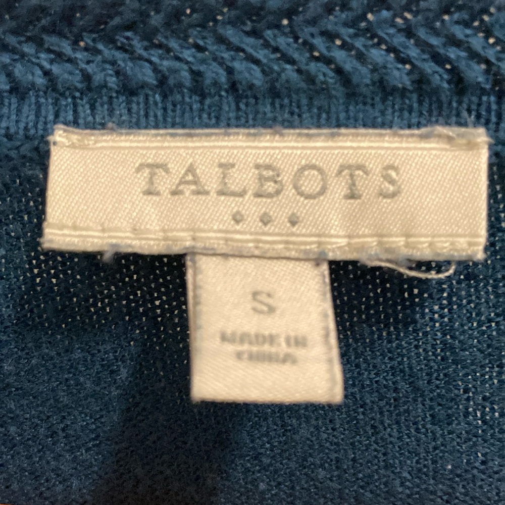 Talbots Teal Sweater - Picture 2 of 5
